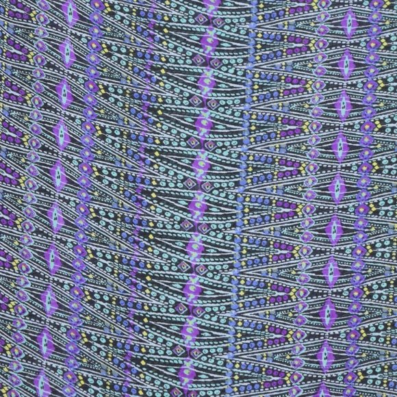 AMERICAN EAGLE Abstract Geometric Tribal Print Sheer Tank Top | Size L - Picture 7 of 8